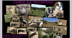 Desktop Screenshot of chien-au-troupeau.com