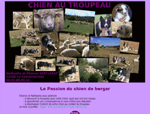 Tablet Screenshot of chien-au-troupeau.com